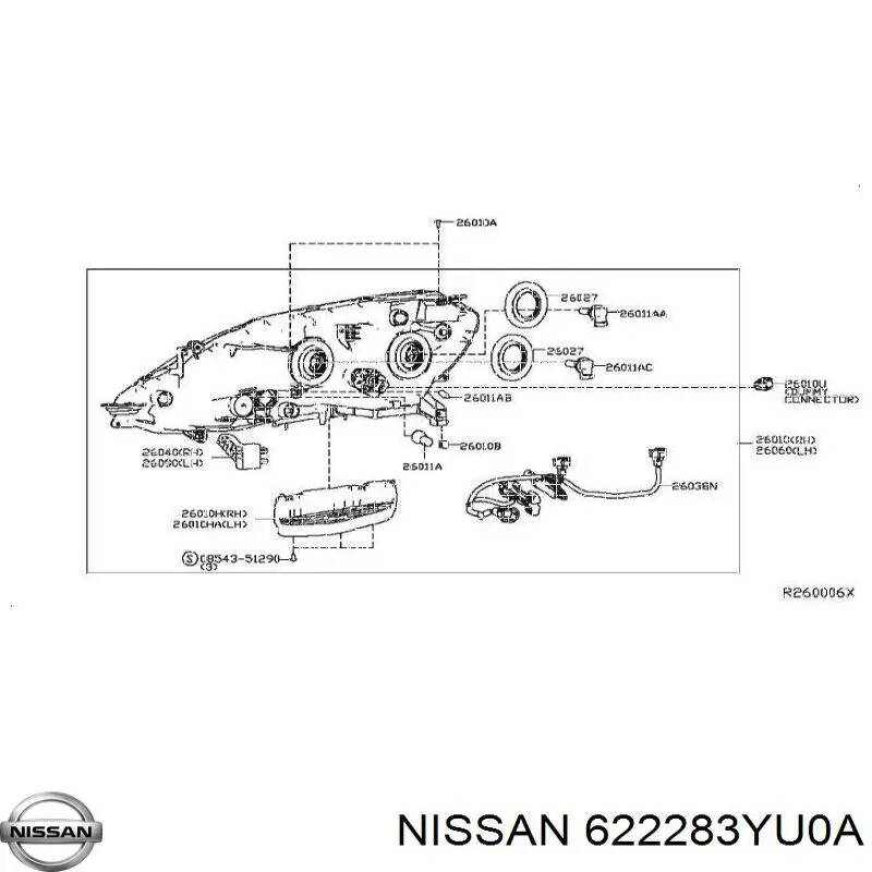 622283YU0A Nissan/Infiniti 
