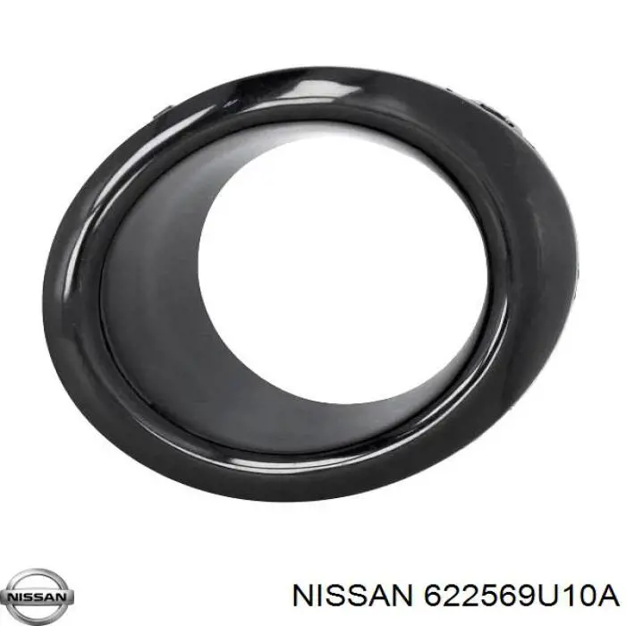 Ободок/окантовка фари противотуманной, правий Nissan Note (E11) (Нісан Ноут)