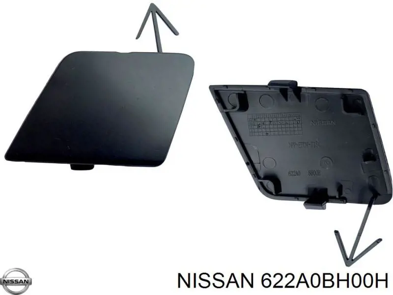 622A0BH00H Nissan/Infiniti Заглушка бампера буксирувального гака, передня