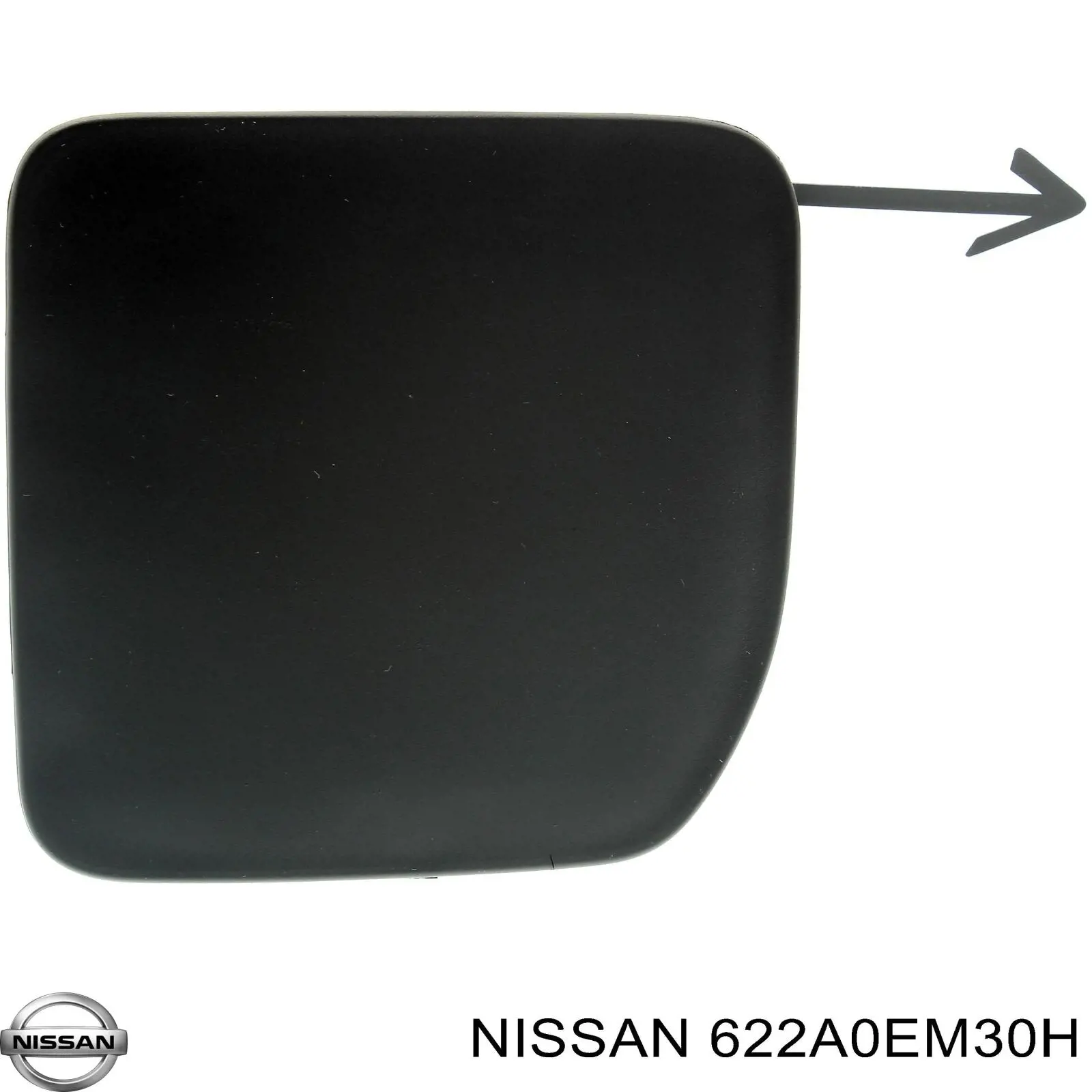 Заглушка бампера буксирувального гака, передня Nissan Tiida хетчбек (C11X) (2004 - 2014) ціна, від 4.87 USD