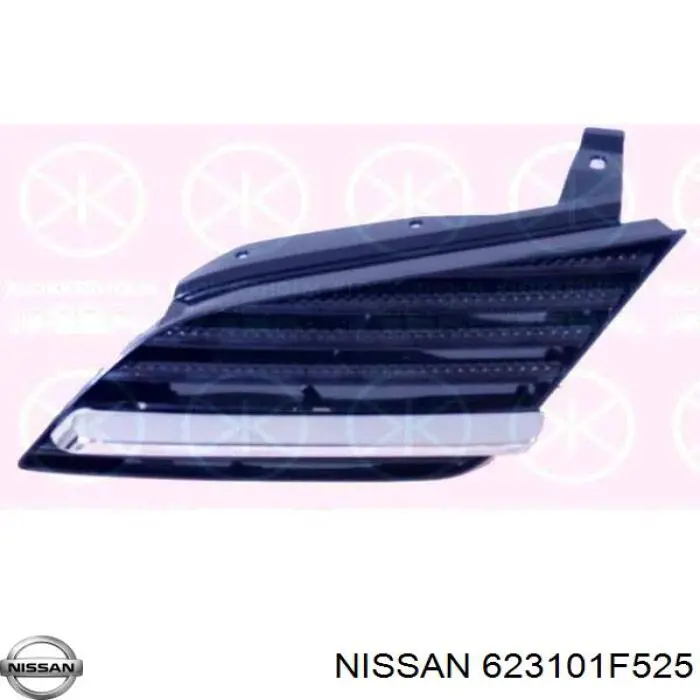 Облицювання радіатора Nissan/Infiniti 623101F525 ціна, від 111.41 USD