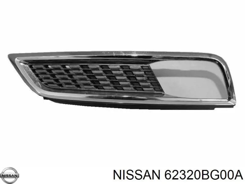 62320BG00A Nissan решітка радіатора права