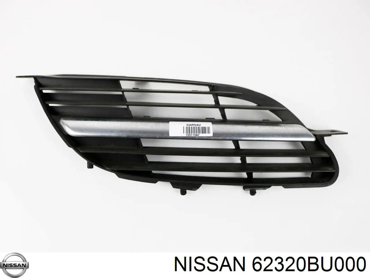 Решітка радіатора права Nissan/Infiniti 62320BU000 ціна, від 38.01 USD