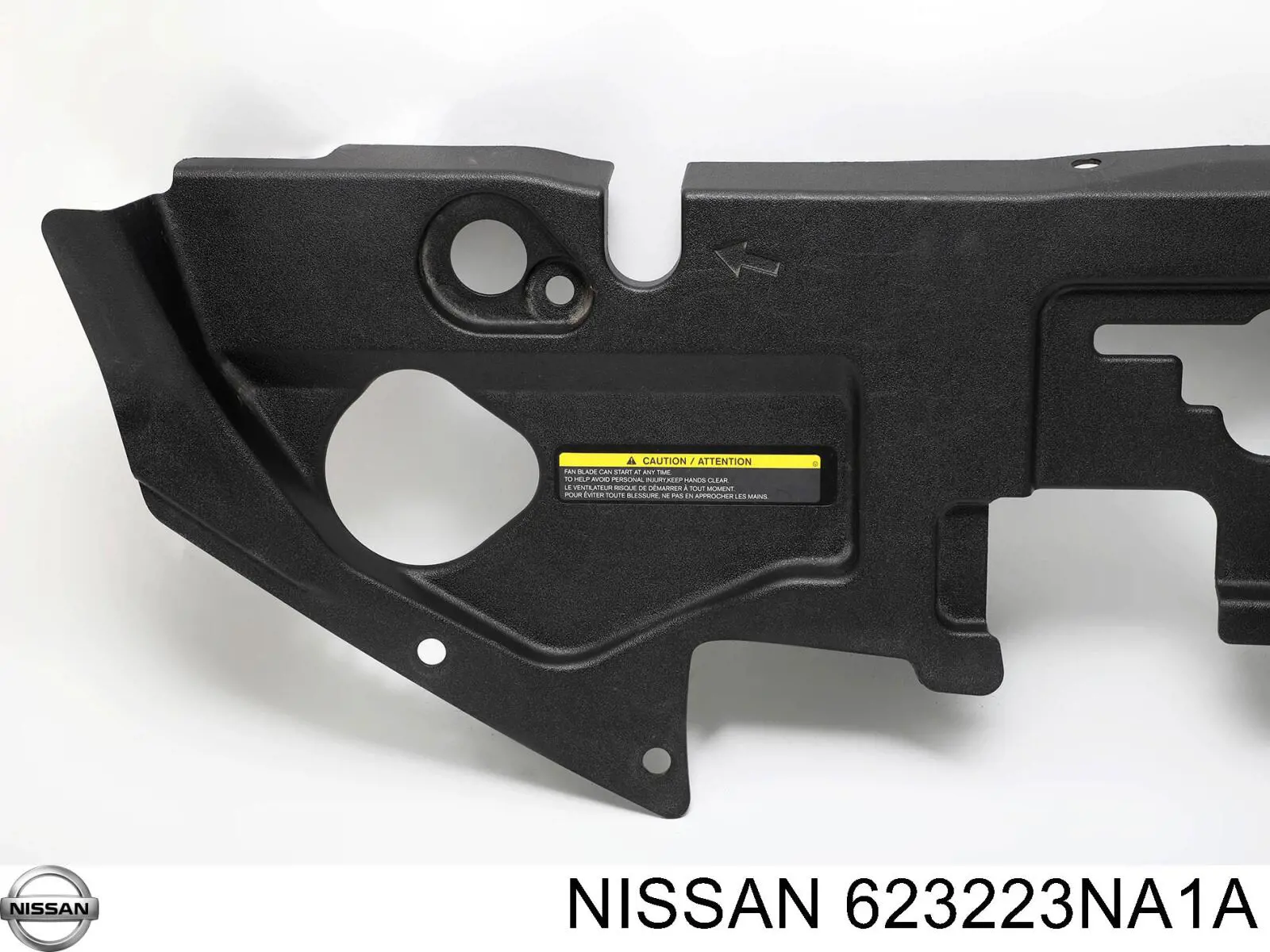 Накладка верхня передньої панелі/супорту радіатора Nissan/Infiniti 623223NA1A ціна, від 33.98 USD