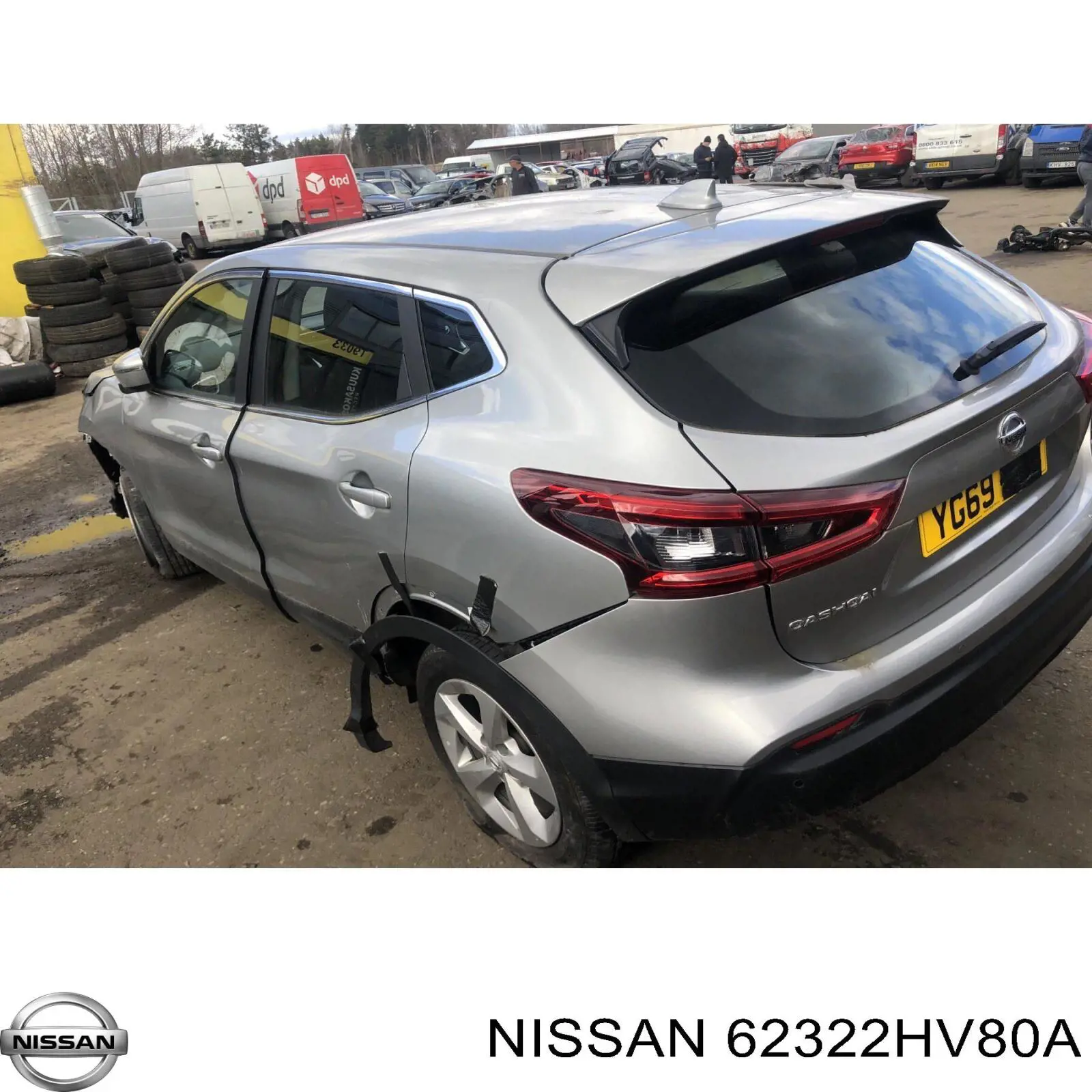 62322HV80A Nissan/Infiniti Жалюзі радіатора охолодження