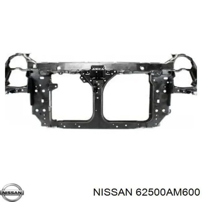 62500AC700 Nissan супорт радіатора в зборі/монтажна панель кріплення фар