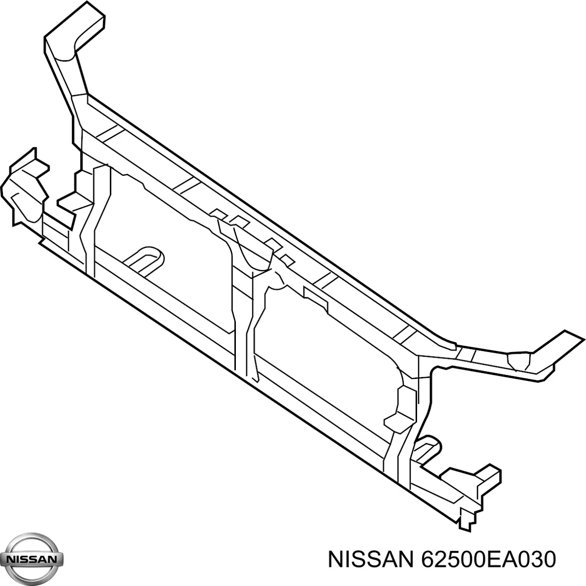 Купити 62500EA030 Nissan/Infiniti Установча панель передня