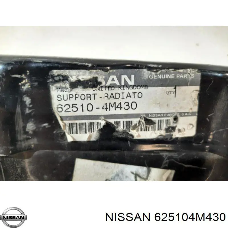 Рамка радіатора верхня Nissan/Infiniti 625104M430 ціна, від 68.41 USD