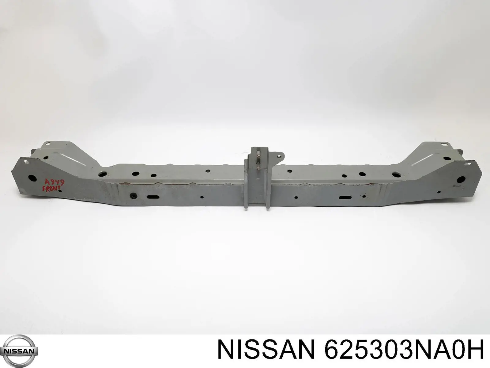 Супорт радіатора нижній/монтажна панель кріплення фар Nissan LEAF (ZE0) (Нісан Ліф)