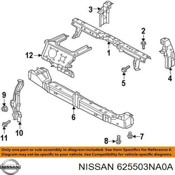  625503NA0A Nissan