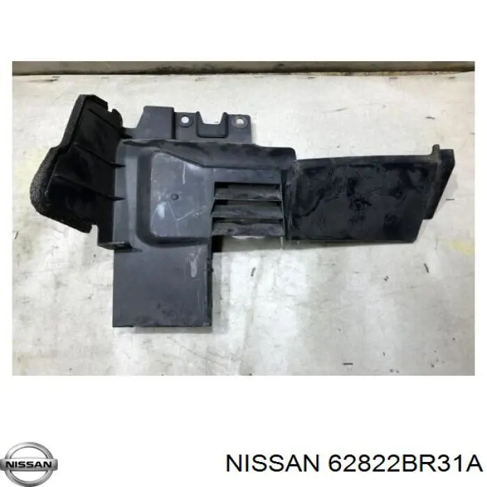 Купити 62822BR31A Nissan/Infiniti Повітропровід (дефлектор) радіатора, правий