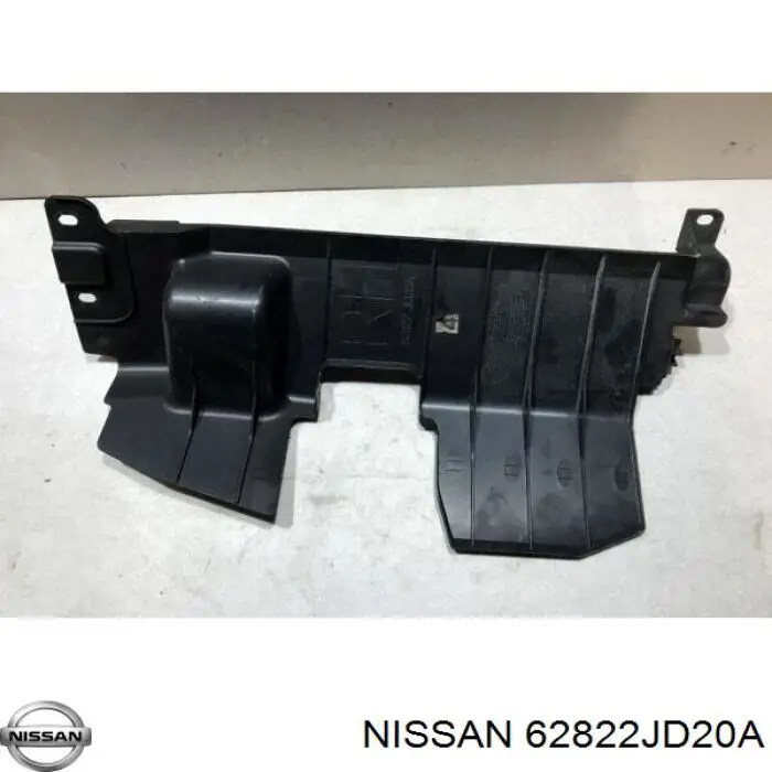 62822JD20A Nissan/Infiniti Повітропровід (дефлектор) радіатора, правий