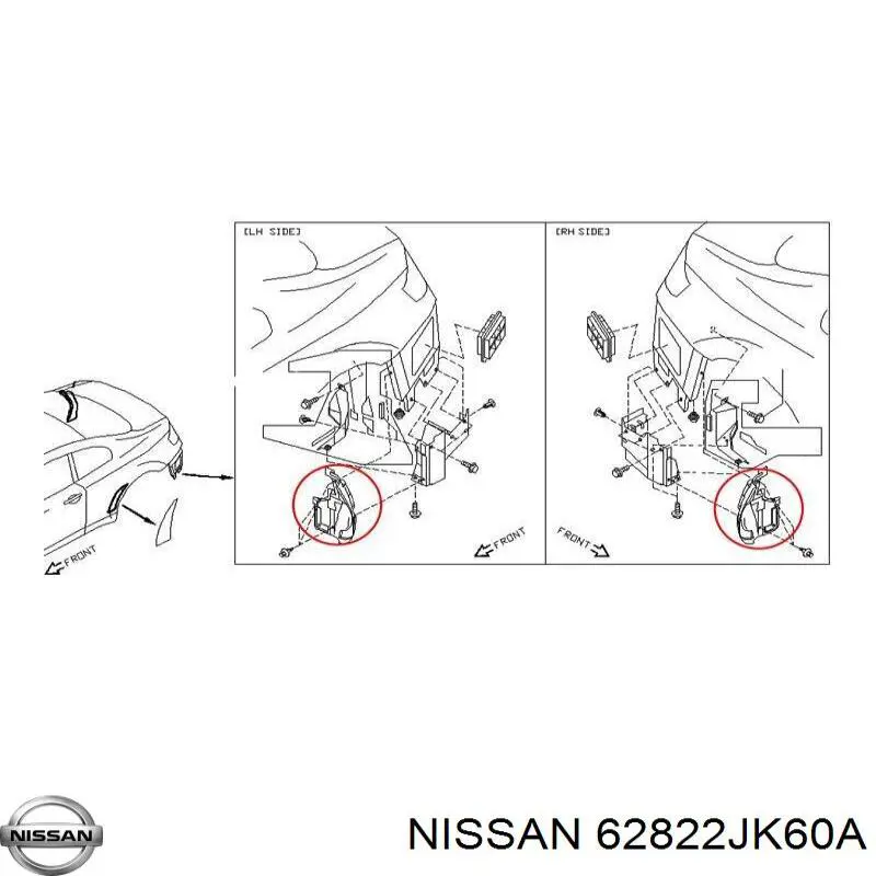 62822JK60A Nissan/Infiniti 