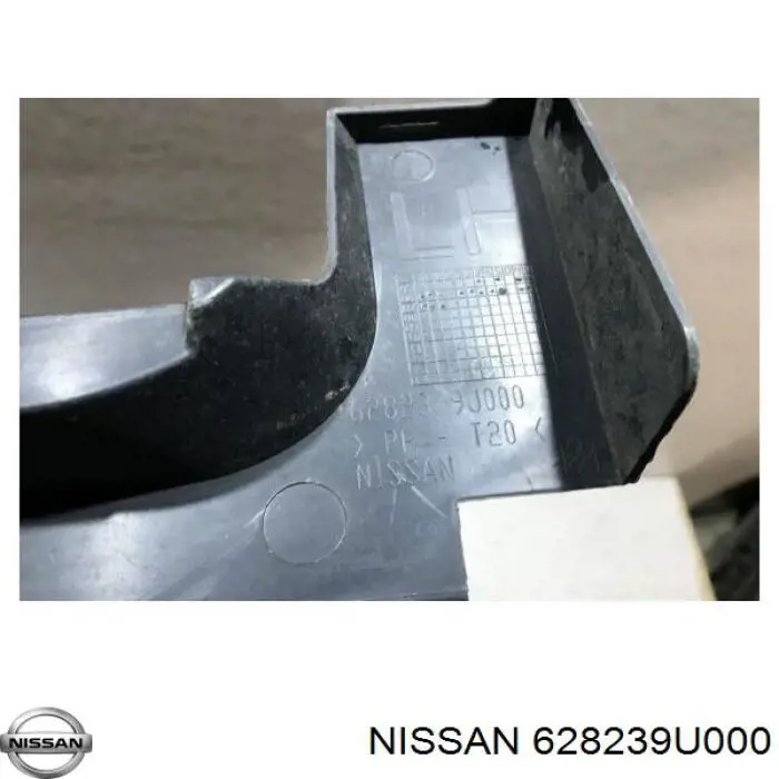 628239U000 Nissan/Infiniti Повітропровід (дефлектор) радіатора, лівий