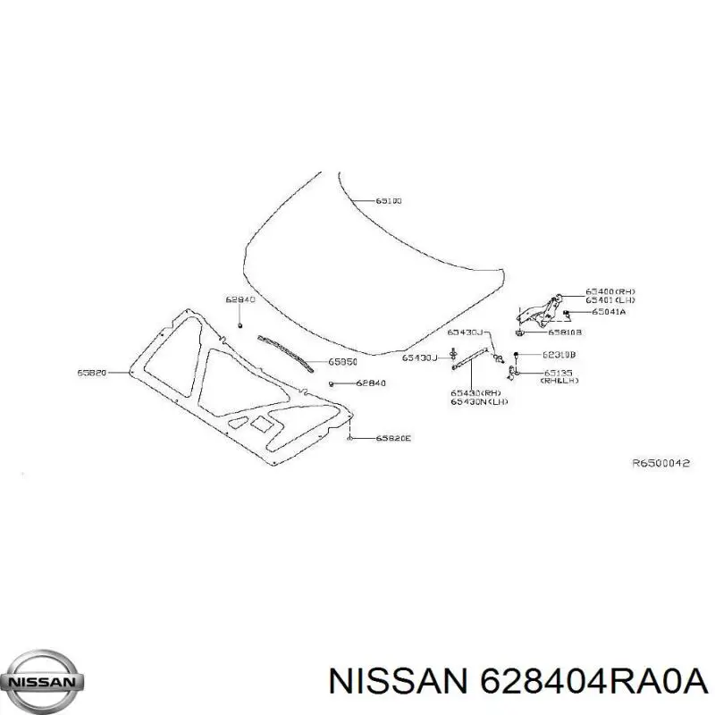 Купити 628404RA0A Nissan/Infiniti 