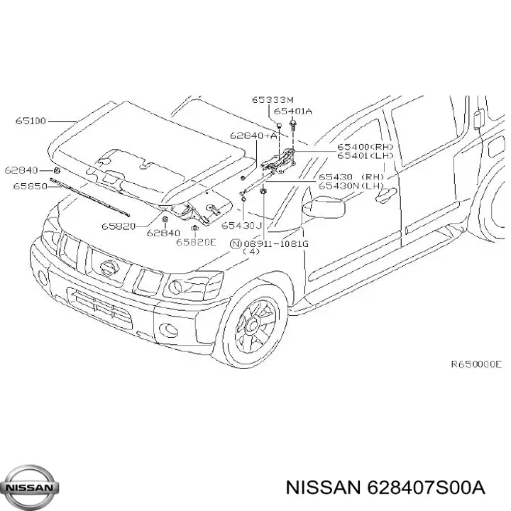  628407S00A Nissan