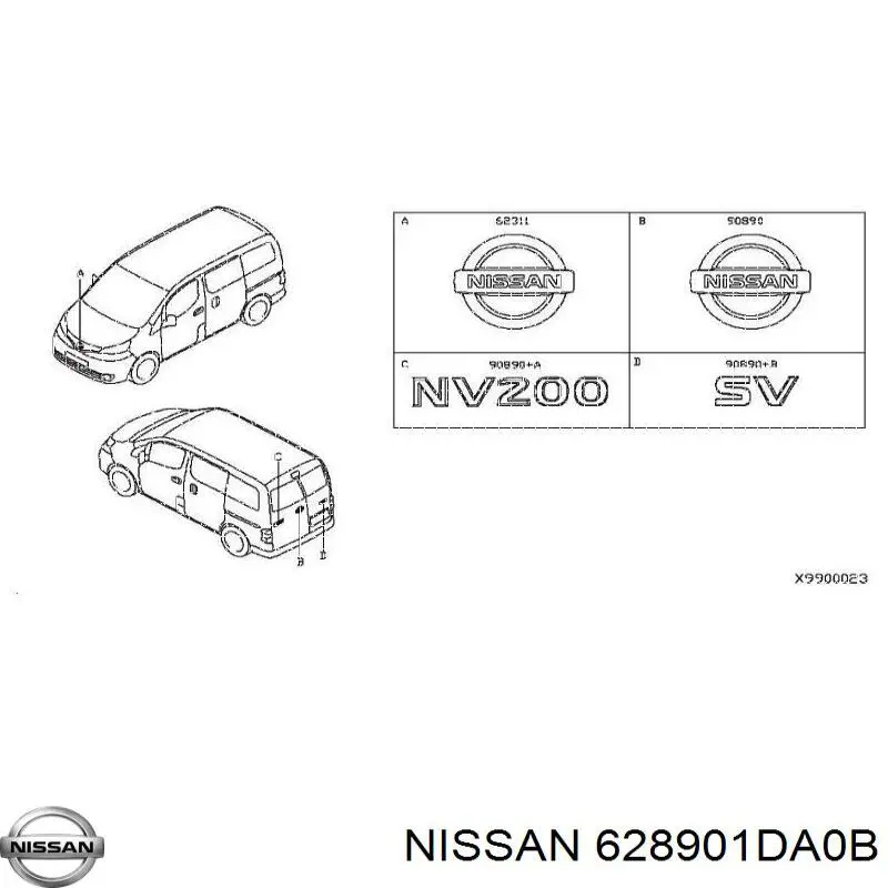 628901DA0B Nissan/Infiniti 