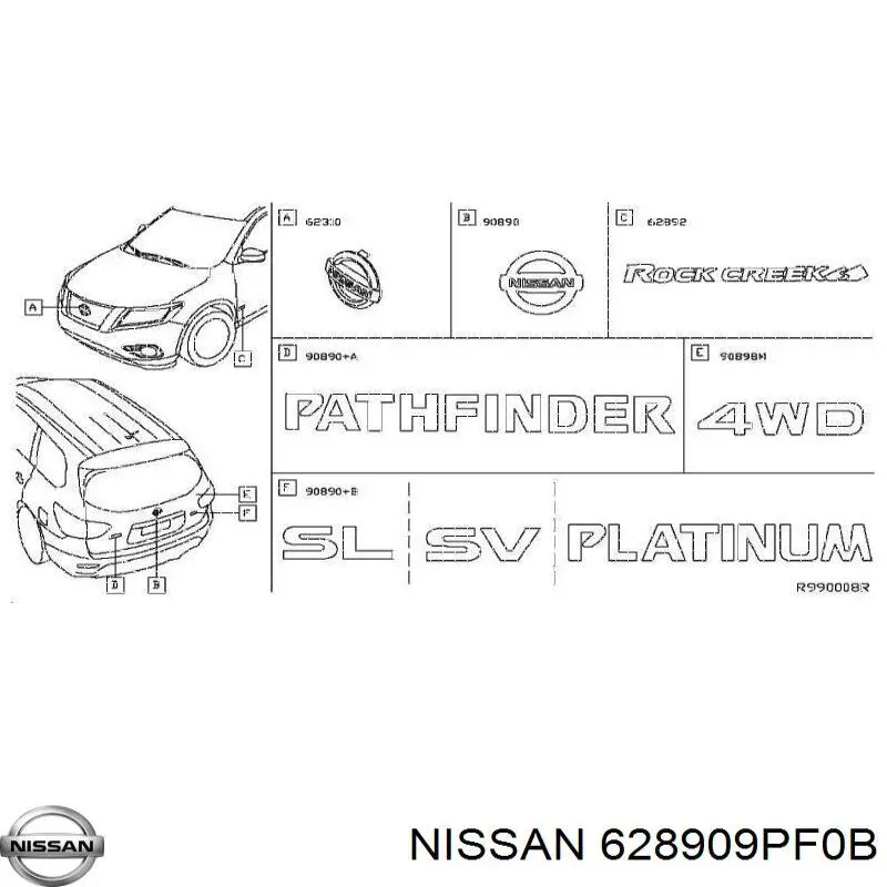 628909PF0B Nissan/Infiniti 