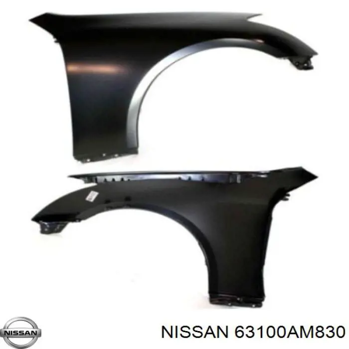 63100AM830 Nissan/Infiniti Крило переднє праве