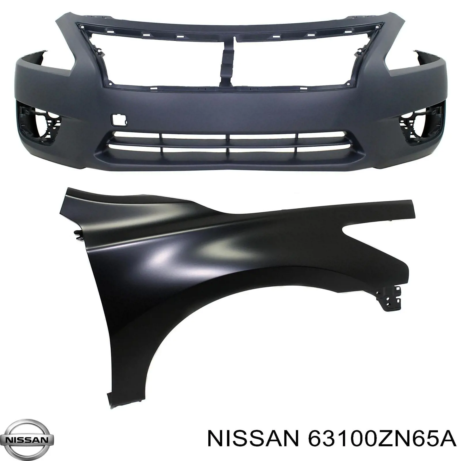 Крило переднє праве Nissan/Infiniti 63100ZN65A ціна, від 208.31 USD