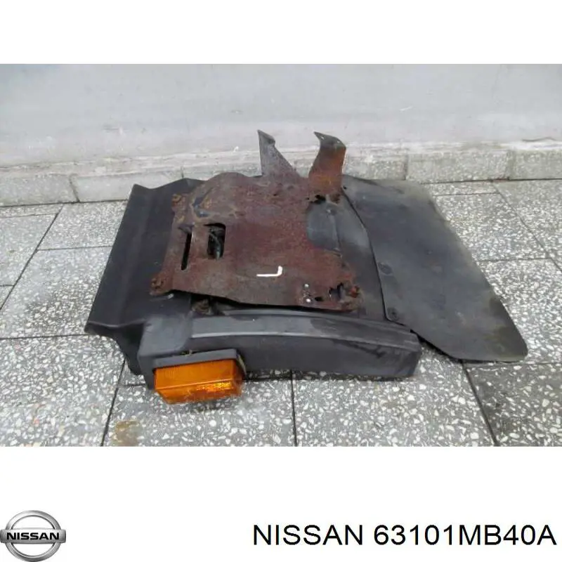 Крило переднє ліве 63101MB40A Nissan/Infiniti