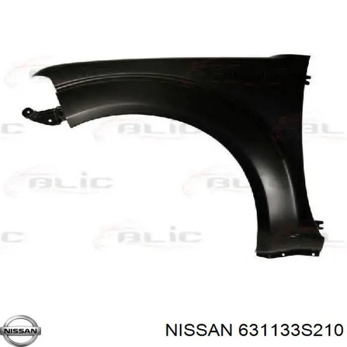 Ліве переднє крило Nissan/Infiniti 631133S210 ціна, від 116.28 USD