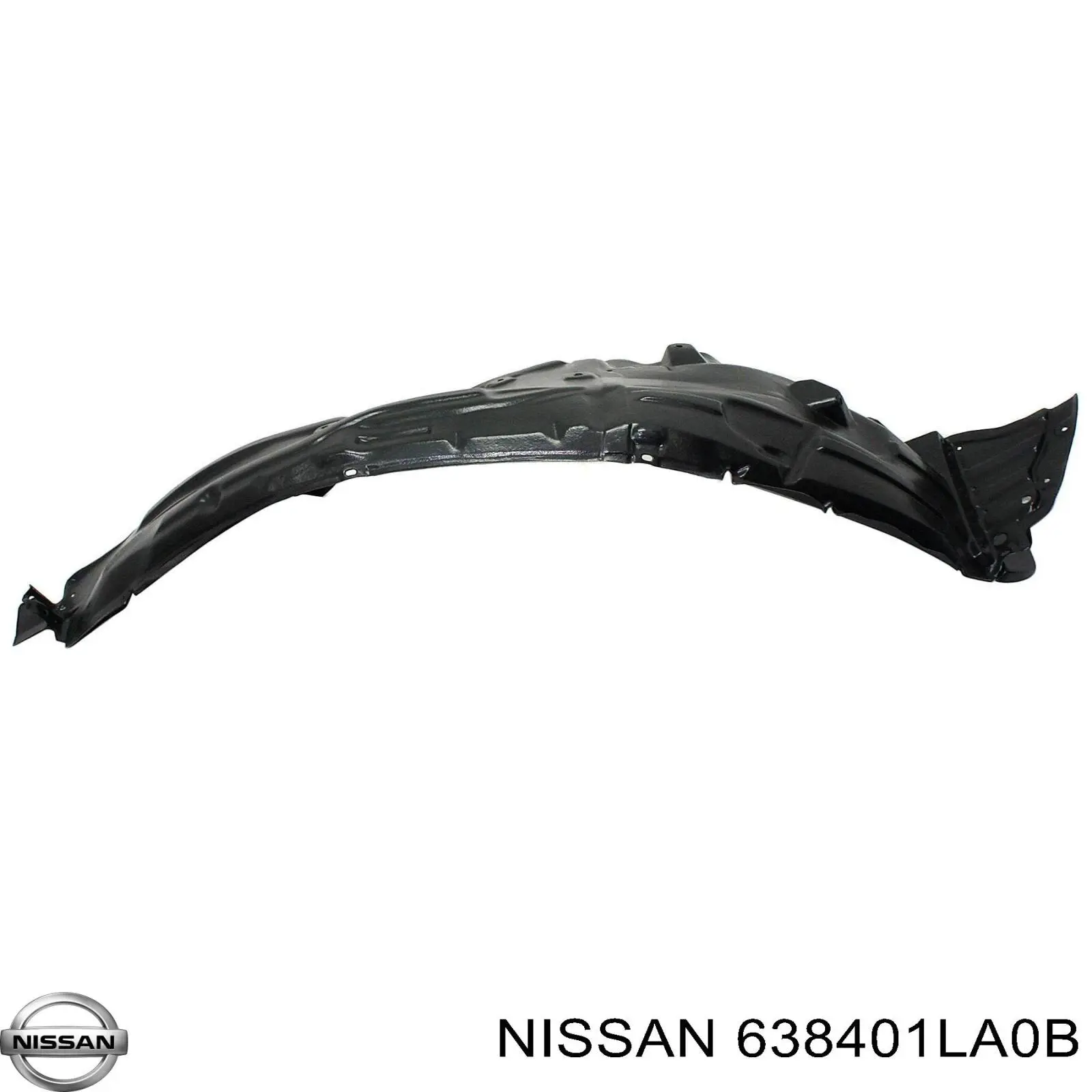 Подкрильнікі переднього крила, правий Nissan/Infiniti 638401LA0B ціна, від 150.73 USD