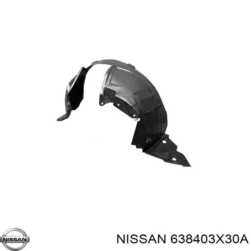 Підкрилок переднього крила, правий передній Nissan Navara NP300 (D40M) (Нісан Навара)