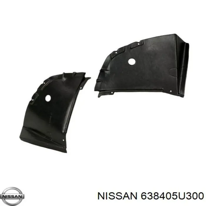 Подкрильнікі переднього крила, правий Nissan Almera TINO мінівен (V10) (2000 - 2005) ціна, від 28.25 USD