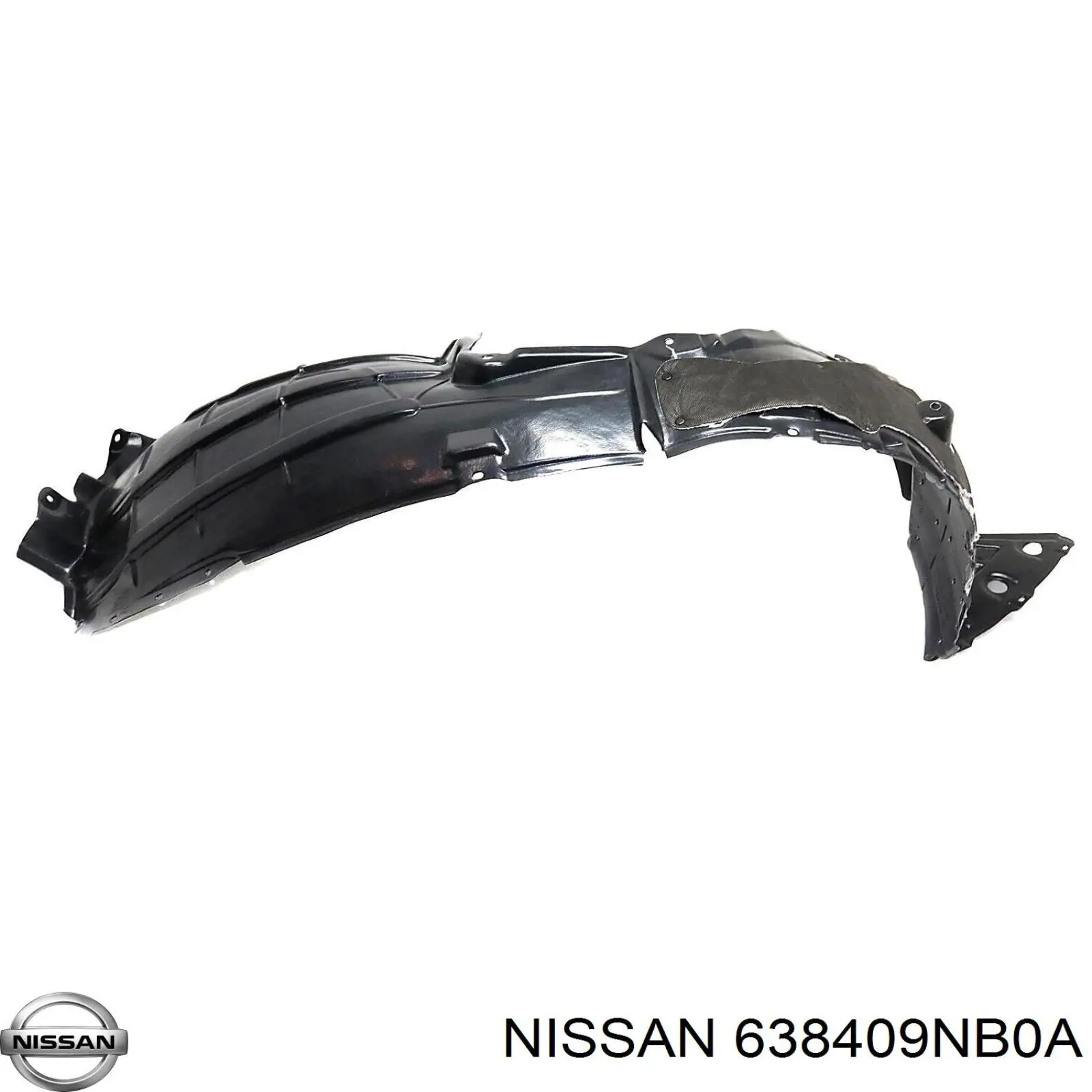 Подкрильнікі переднього крила, правий Nissan/Infiniti 638409NB0A ціна, від 56.69 USD