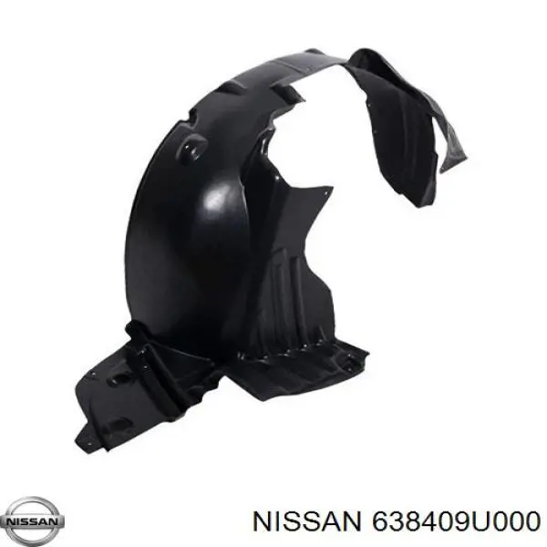 Подкрильнікі переднього крила, правий Nissan/Infiniti 638409U000 ціна, від 14.84 USD