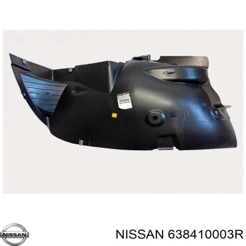Підкрилок переднього крила, лівий передній Nissan/Infiniti 638410003R ціна, від 17.58 USD
