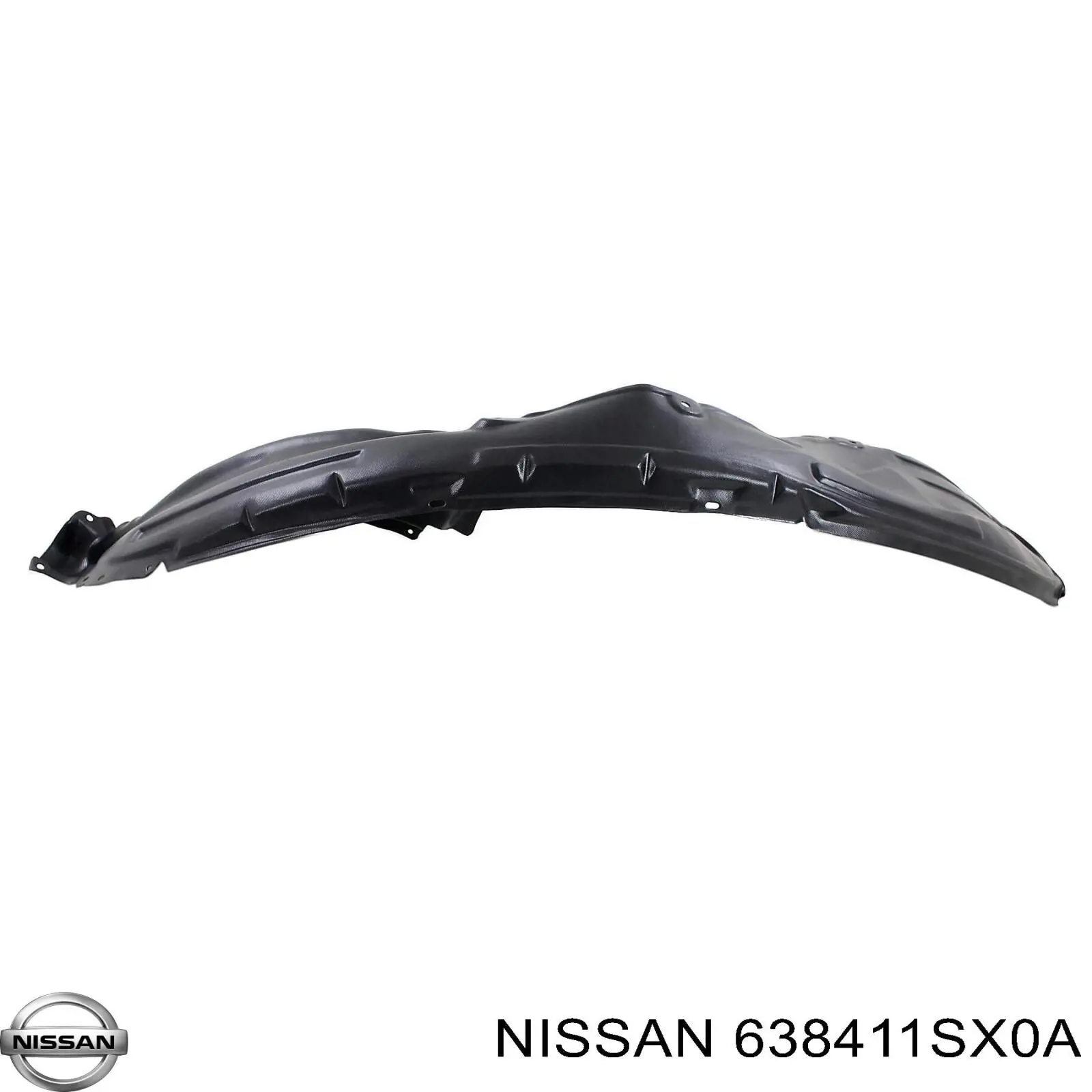 Підкрилок переднього крила, лівий Nissan/Infiniti 638411SX0A ціна, від 19.33 USD