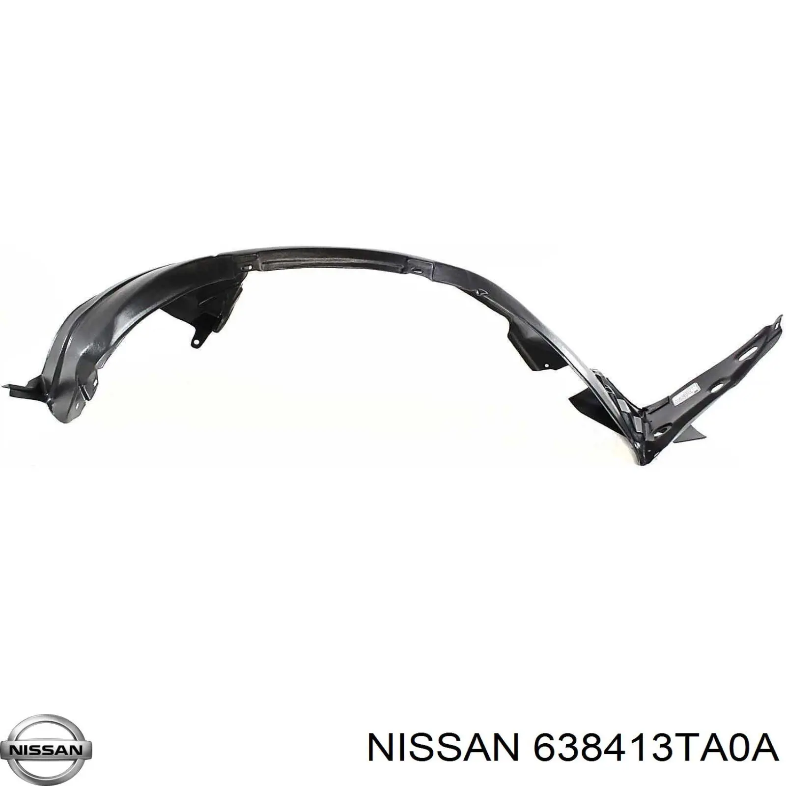 Підкрилок переднього крила, лівий Nissan Teana (L33) (Нісан Теана)