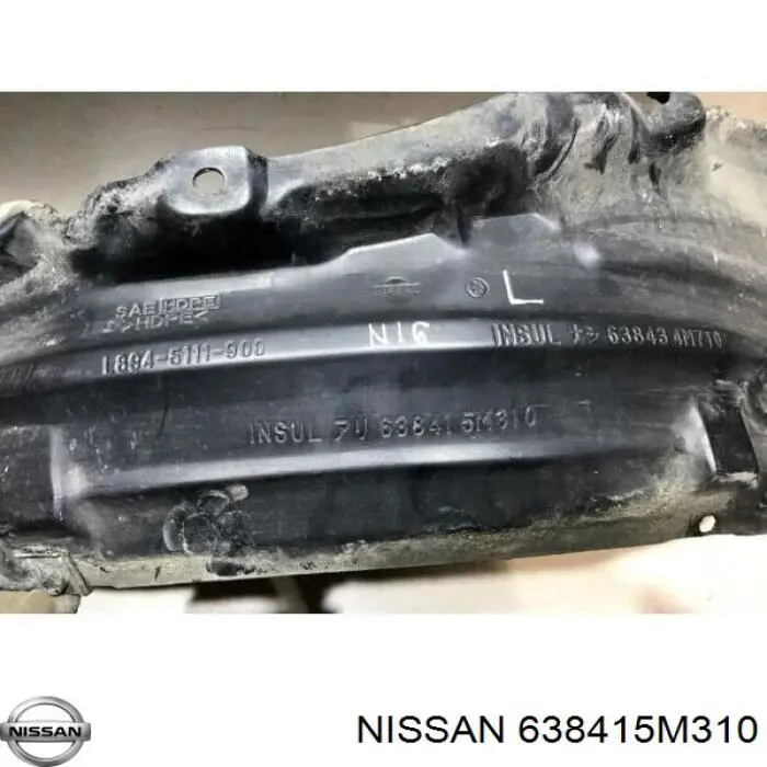 638415M310 Nissan/Infiniti Підкрилок переднього крила, лівий