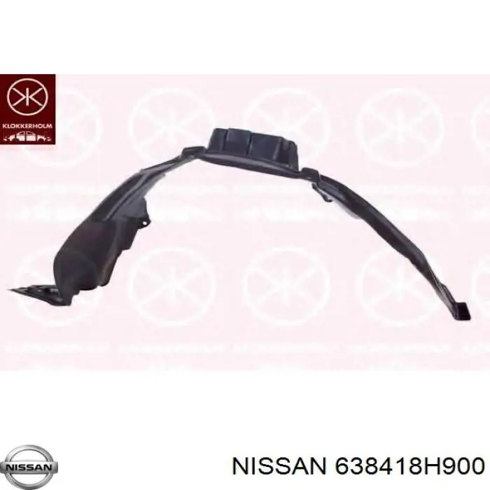 Підкрилок переднього крила, лівий 638418H900 Nissan