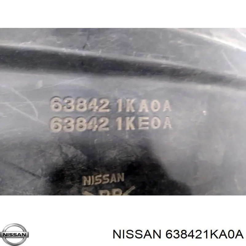 Підкрилок передній правий 638421KA0A Nissan/Infiniti