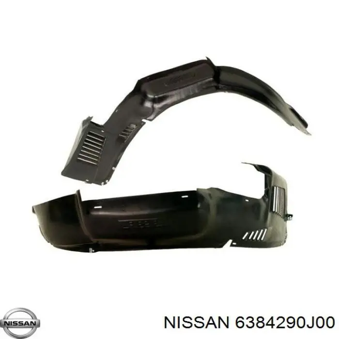 Подкрильнікі переднього крила, правий Nissan/Infiniti 6384290J00 ціна, від 13.79 USD