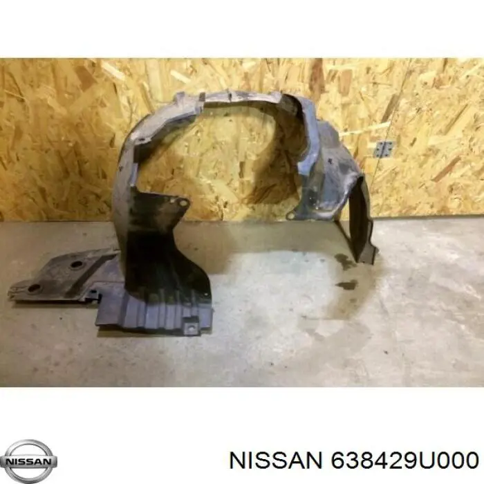 Подкрильнікі переднього крила, правий Nissan/Infiniti 638429U000 ціна, від 14.84 USD