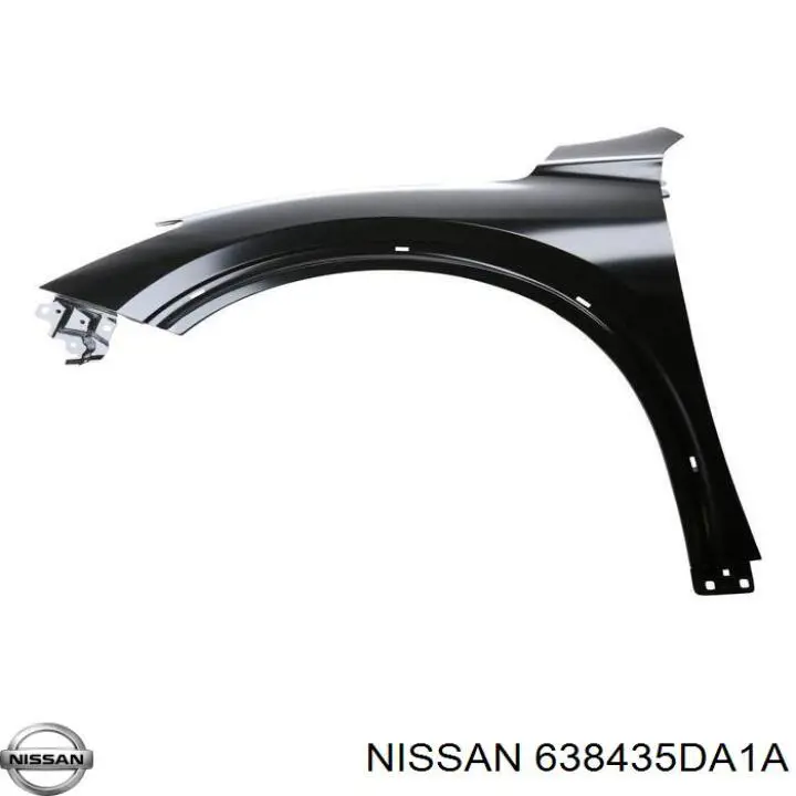 Підкрилок переднього крила, лівий Nissan/Infiniti 638435DA0A ціна, від 101.35 USD