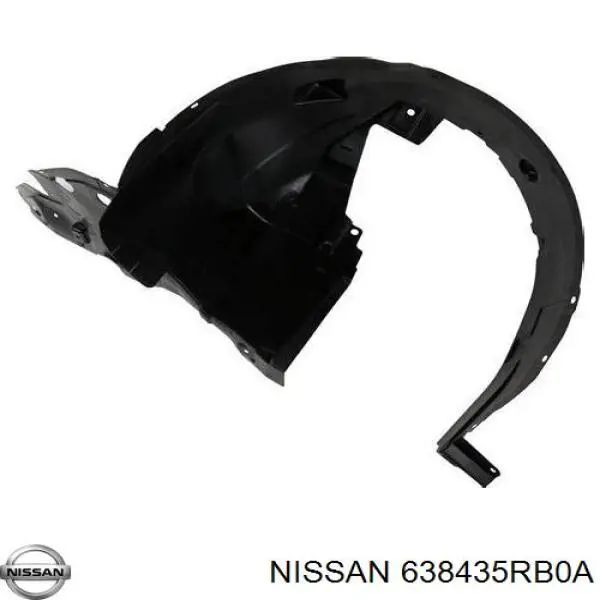 Підкрилок переднього крила, лівий Nissan Kicks (Нісан Kicks)