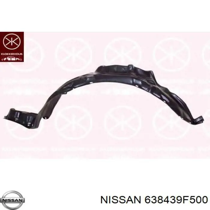 Купити 638439F500 Nissan/Infiniti Підкрилок передній лівий