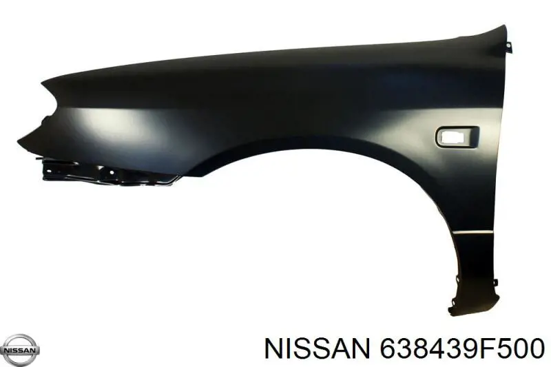 638439F500 Nissan підкрилок переднього крила, лівий