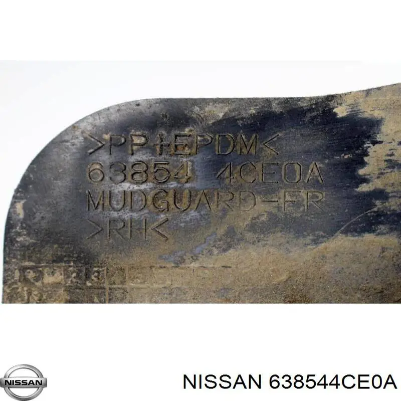 Купити 638544CE0A Nissan/Infiniti Бризковики передній, правий