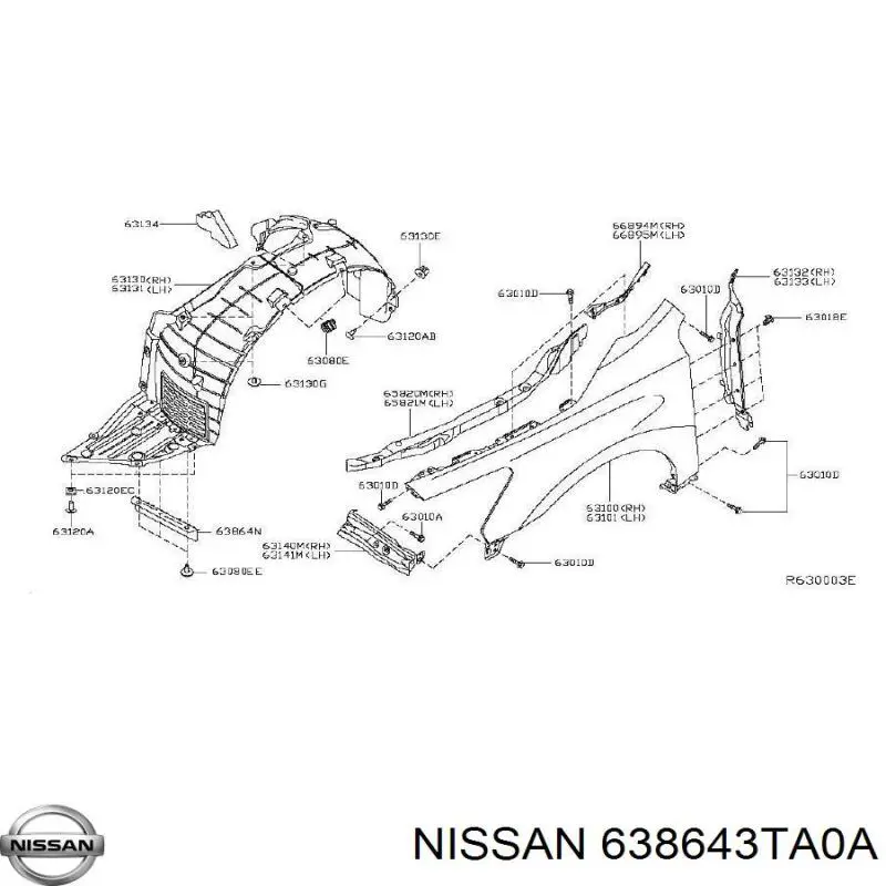 638643TA0A Nissan/Infiniti 