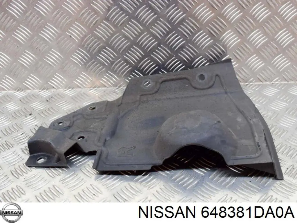 Захист двигуна, правий 648381DA0A Nissan/Infiniti