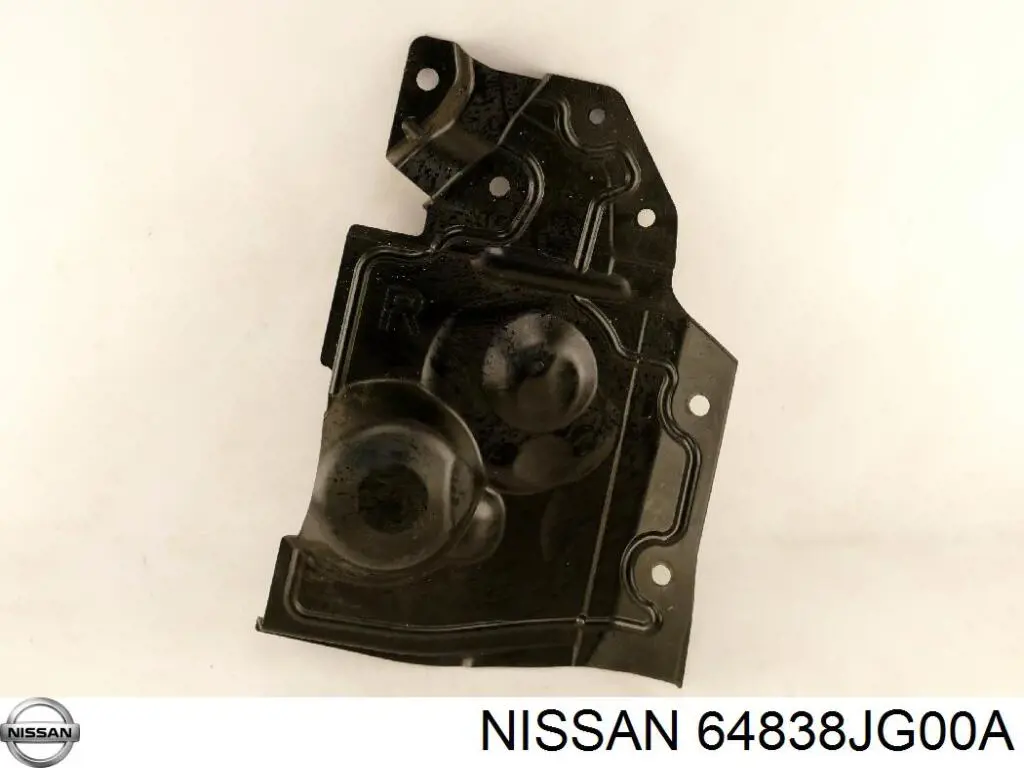 Захист двигуна, правий Nissan/Infiniti 64838JG00A ціна, від 44.33 USD