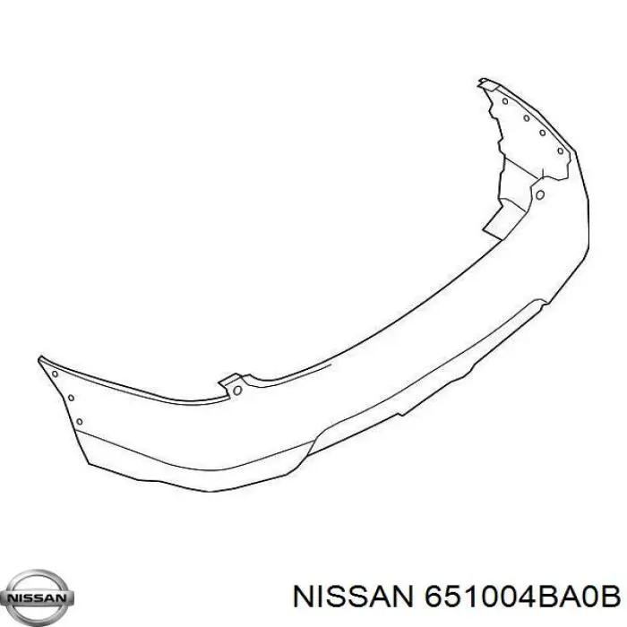 Капот 651004BA0B Nissan/Infiniti