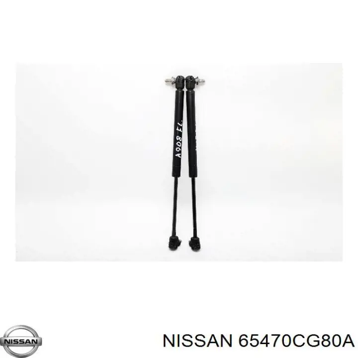 65470CG80A Nissan амортизатор капота правий