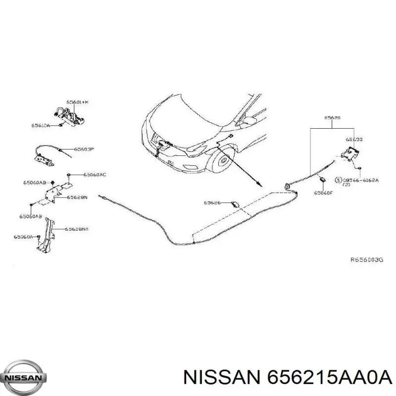  656215AA0A Nissan